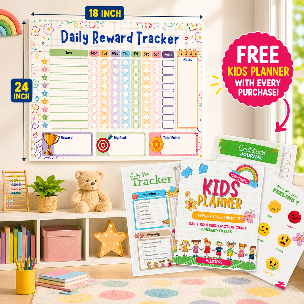 Kids Daily Reward Tracker+ Free Kids Daily Planner